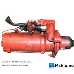 Bosch starter for Scania 0 001 371 007 https://mship.no
