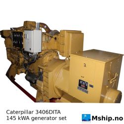 Caterpillar 3406DITA 145 kWA generator set