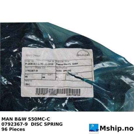 MAN S50MC-C Disc Spring https://mship.no