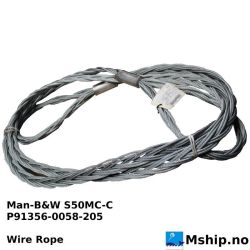 Man B&W S50MC-C P91356-0058-205 Wire Rope