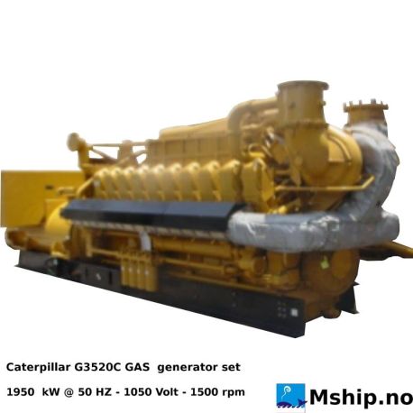 Caterpillar G3520C GAS generator set https://mship.no