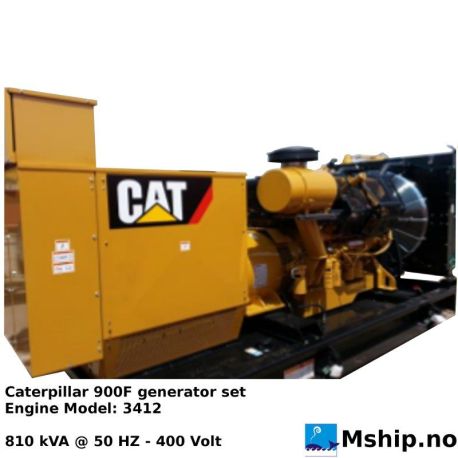 Caterpillar 900 F 810 kVA generatorset - https:77mship.no
