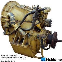 Pay & Brinck PB 339gear with ratio 3.9:1 https://mship.no