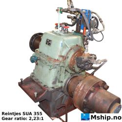 Reintjes SUA 355 gear ratio 2.23:1 https://mship.no