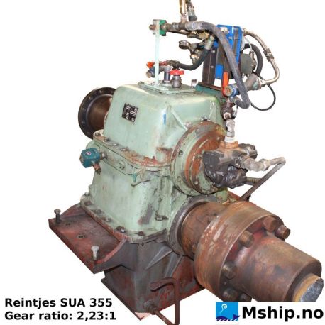 Reintjes SUA 355 gear ratio 2.23:1 https://mship.no