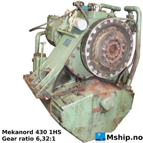 Mekanord 430 1HS Gear ratio 6,32:1 https://mship.no