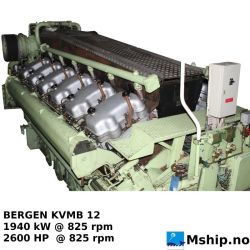 Bergen Diesel KVMB 12
