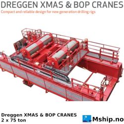Dreggen XMAS & BOP CRANE 2 x 75 ton