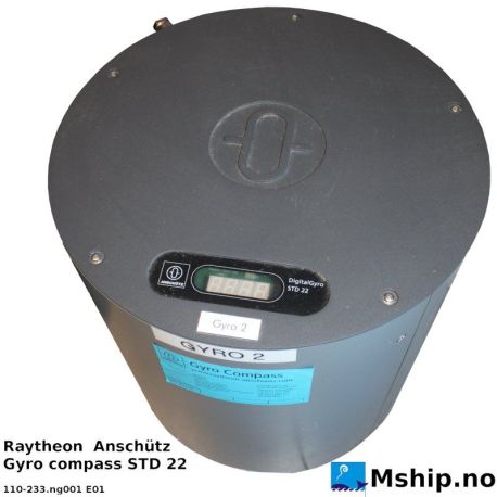 Raytheon Anschütz Gyro compass STD 22 https://mship.no