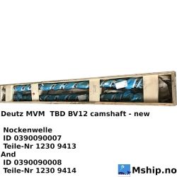 Deutz MWM TBD 604 BV12 camshaft new - two pcs