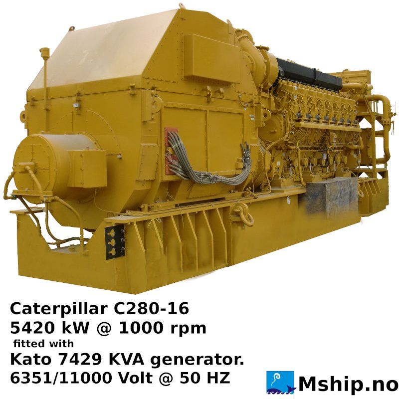 Milestone Buzz sacred Caterpillar C280-16 generator set