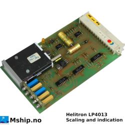 Liiaen HELITRON LP4013 Scaling and indication card
