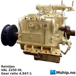 Reintjes VAL 2250 HL Gear ratio 4,947:1 https://mship.no