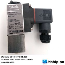 Wartsila pressure transmitter 601.01.70-01.005 Danfoss 061B0082 https://mship.no