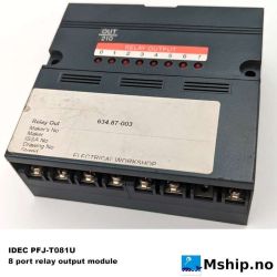IDEC PFJ-T081U 8 port relay output module