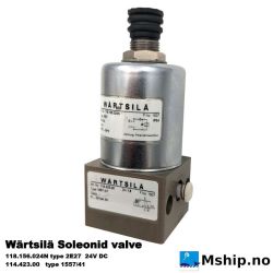 Wärtsilä Soleonid valve 118.156.024N type 2E27 24V DC https://mship.no