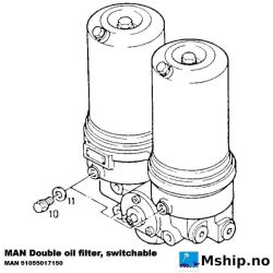 MAN Double oil filter, switchable 51055017150 https://mship.no