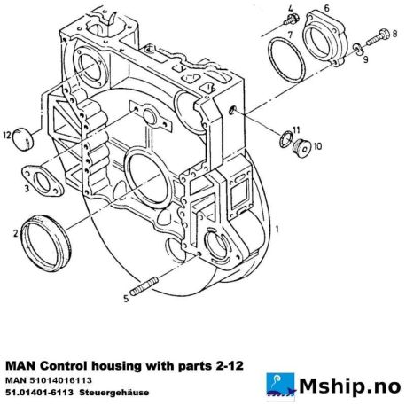 MAN Control housing 51014016113 https://mship.no