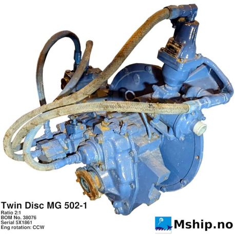 Twin Disc MG 502-1 with trolling valve https://mship.no