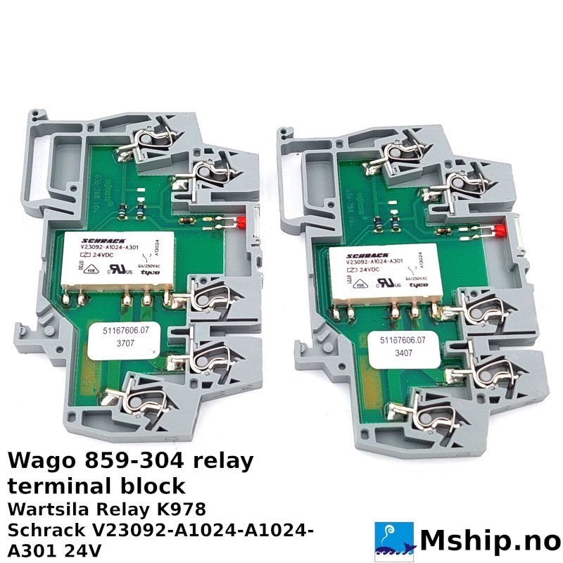 Wago 859304 relay terminal block
