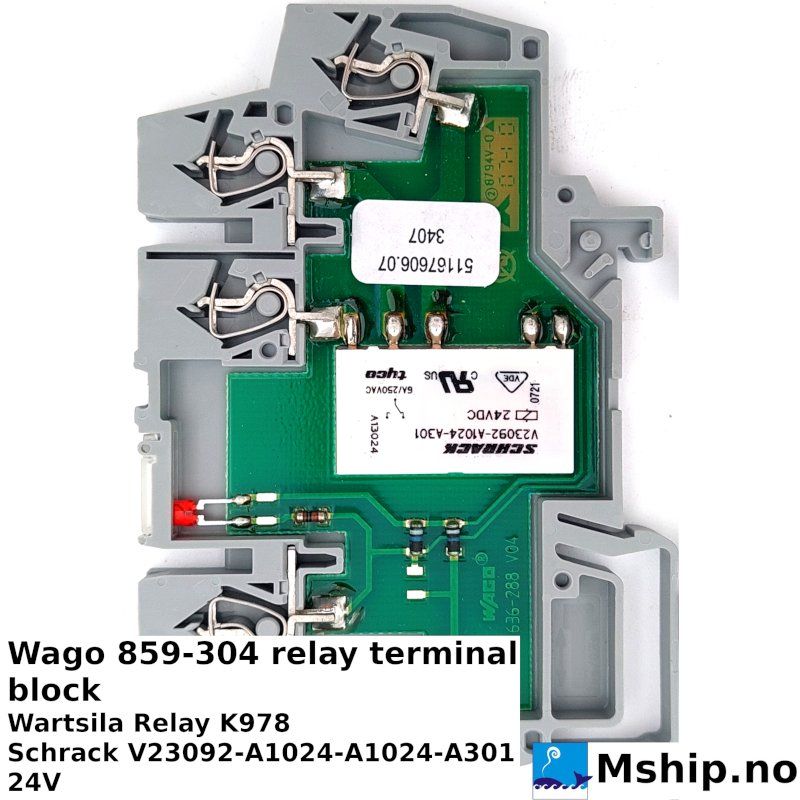 Wago 859304 relay terminal block