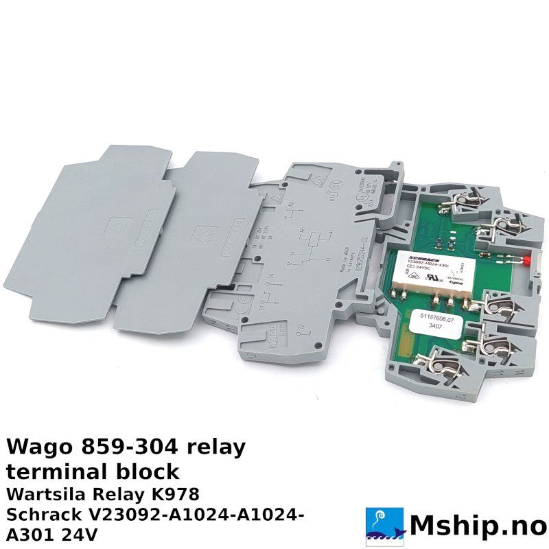 Wago 859304 relay terminal block