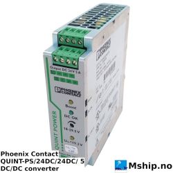 Phoenix Contact QUINT-PS/24DC/24DC/ 5 DC/DC Converter https://mship.no