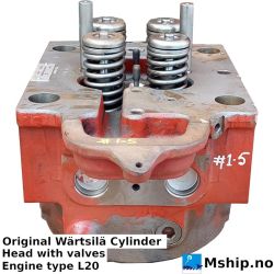 Wärtsilä Cylinder Head with valves L20 Engine https://mship.no