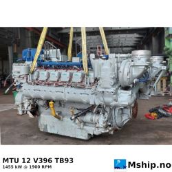 MTU 12V 396 TB93 Marine Diesel engine https://mship.no