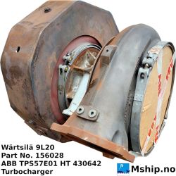 Wärtsilä 9L20 Part No. 156028 ABB TPS57E01 HT 430642 Turbocharger https://mship.no