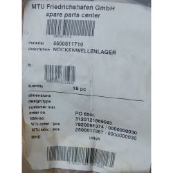 MTU 5500511710 CAMSHAFT BEARING NOCKENWELLENLAGER