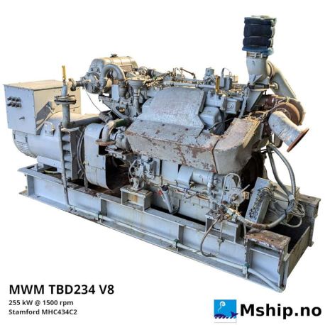 MWM TBD 234 V08 with Stamford MHC434C2 https://mship.no