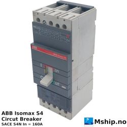 ABB Isomax S4 Circut Breaker SACE S4N - 160A