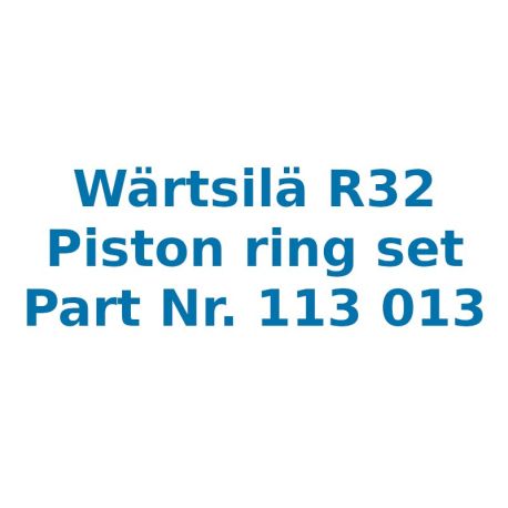 113 013 OEM Pistonring set for Wartsila 32 https://mship.no