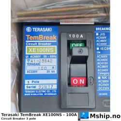 Terasaki TemBreak XE100NS – 100A https://mship.no