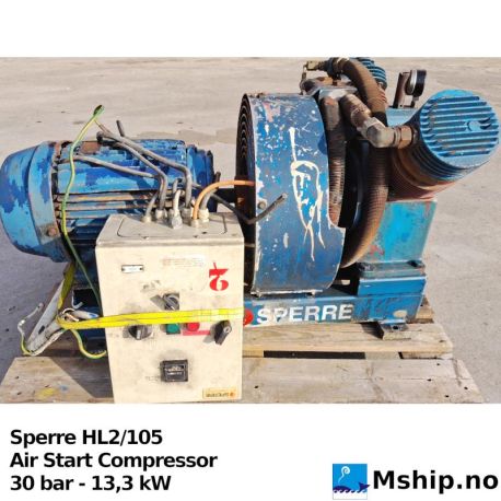 Sperre HL2/105 Air Start Compressor https://mship.no