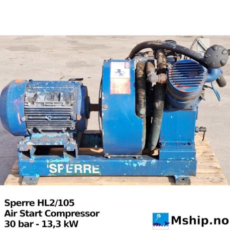 Sperre HL2/105 Air Start Compressor https://mship.no