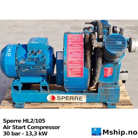 Sperre HL2/105 Air Start Compressor https://mship.no