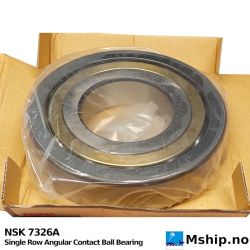 NSK 7326A Single Row Angular Contact Ball Bearing