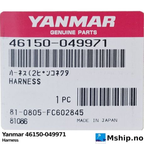 Yanmar 46150-049971 Harness https://mship.no