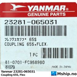 Yanmar 23281-065031 Coupling 65S, Flex