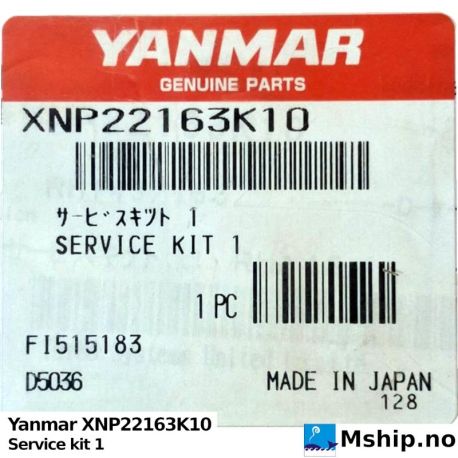 Yanmar XNP22163K10 Service kit 1 https://mship.no