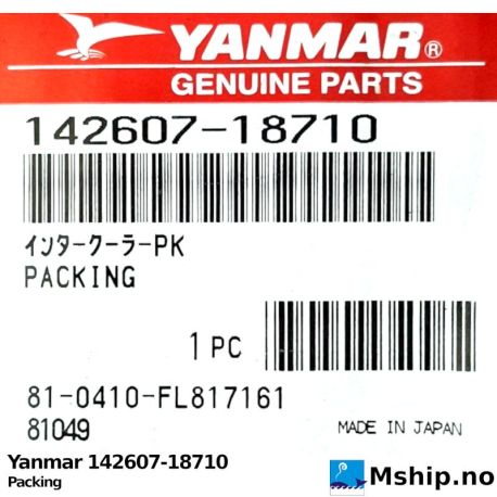 Yanmar 142607-18710 Packing https://mship.no