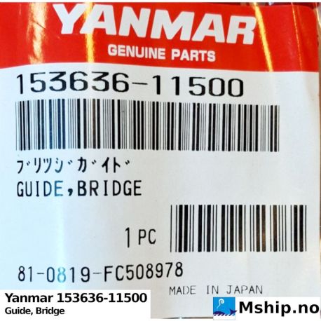 Yanmar 153636-11500 Guide, Bridge https://mship.no