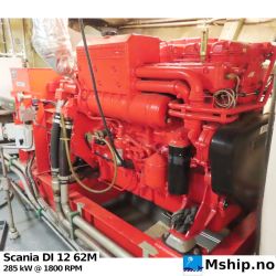 Scania DI 12 62M 285 kW @ 1800 RPM https://mship.no