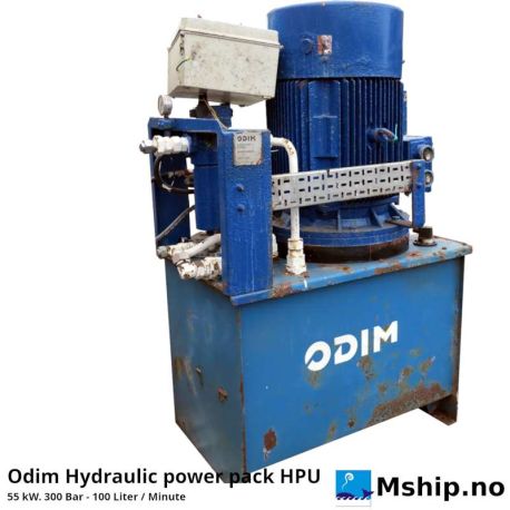 Hydraulic power pack HPU 55 kW https://mship.no