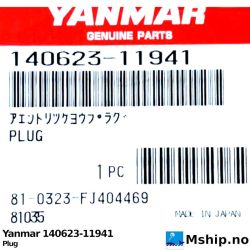 Yanmar 140623-11941 Plug