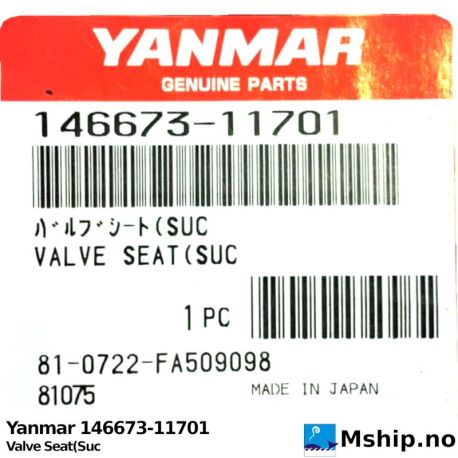 Yanmar 146673-11701 Valve Seat(Suc https://mship.no