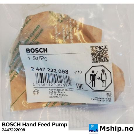 BOSCH Hand Feed Pump 2447222098 https://mship.no