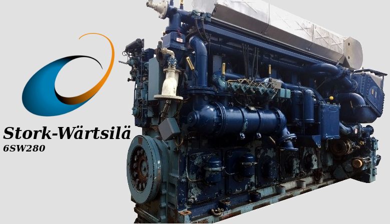 Stork W&auml;rtsil&auml; 6SW280 Diesel engine